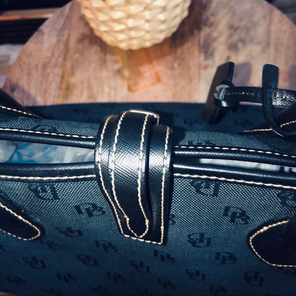 Dooney & Bourke Navy & Black Cindy Tote - Picture 6 of 8
